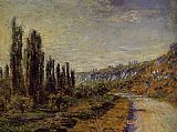 Claude Monet The Road from Vetheuil painting